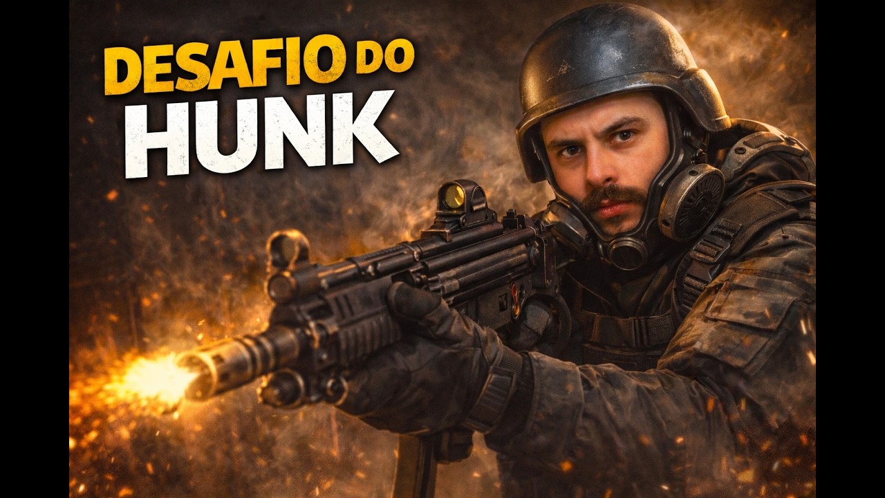 👑DESAFIO DO HUNK (Resident Evil)👑SÓ MP5👑🐀