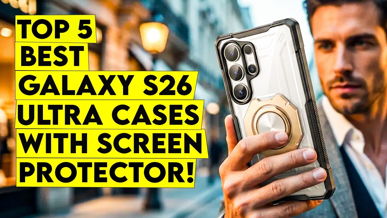 Топ-5 лучших чехлов для Galaxy S26 Ultra с защитной пленкой для экрана, которые стоит купить прям...