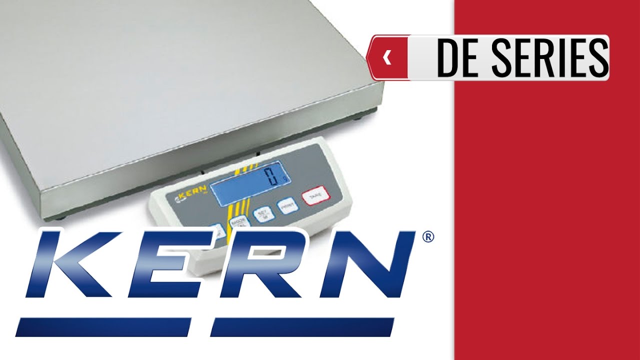 KERN DE - Dual Range Precision Platform Scale (product video presentation)