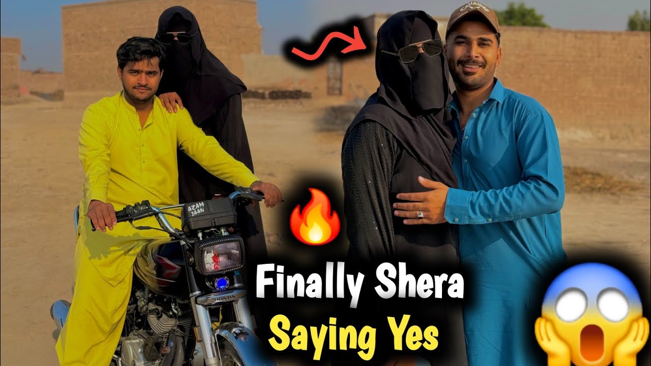 Finally Shera Ne Saying Yes Kar Liya 😂🙏 | Girlfriend Ko Hijab Pahan Kar Bike Per Ride Diya 🏍 Public😱