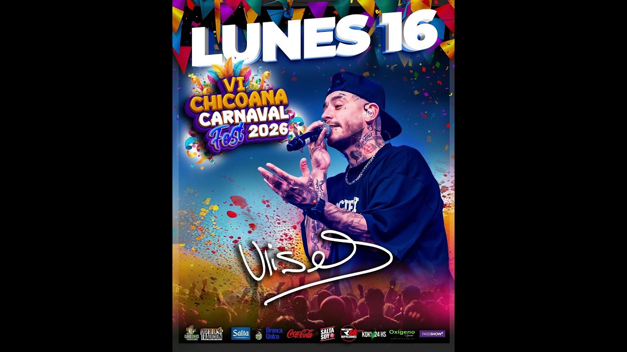ULISES BUENO en vivo SALTA 16-02-26 | Chicoana Carnaval Fest 2026