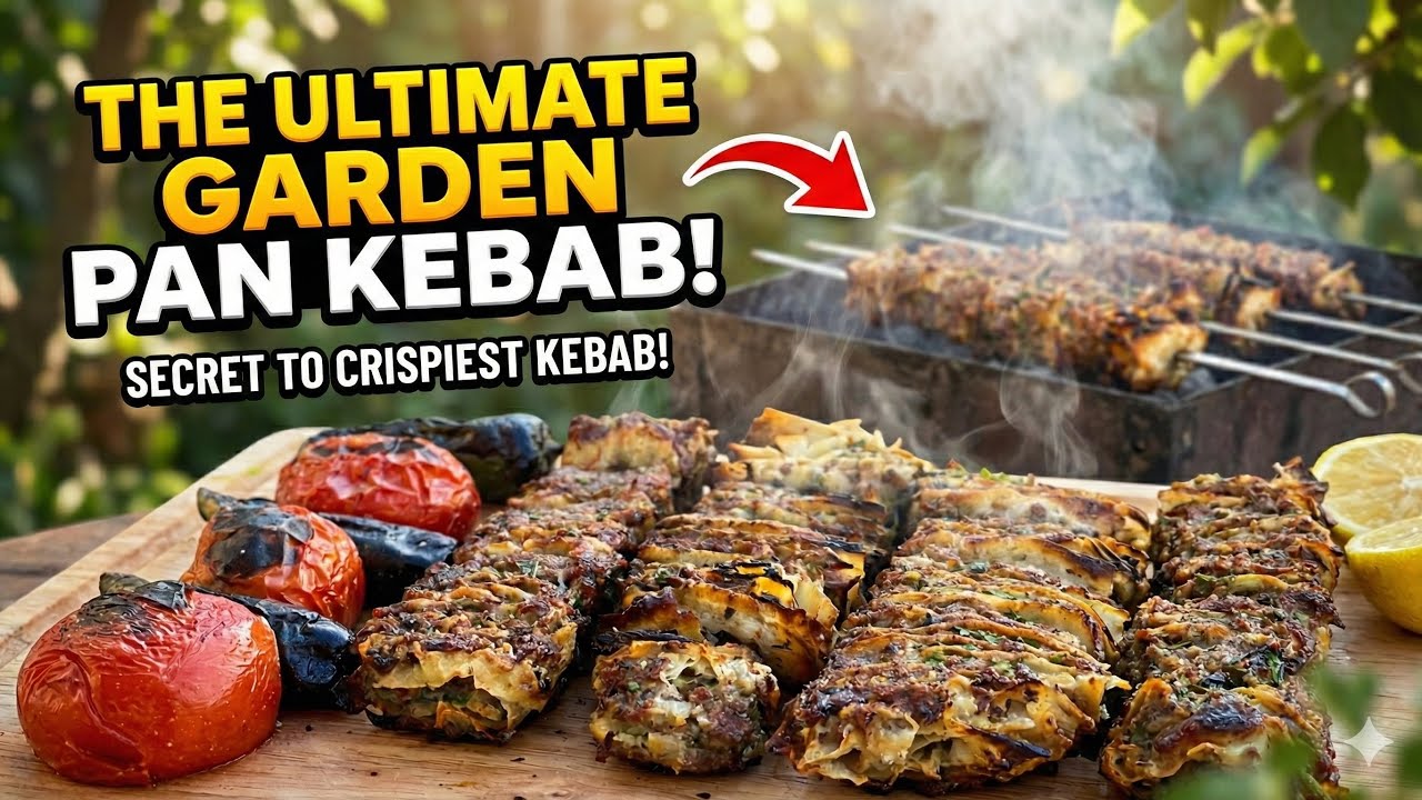 The Secret to the CRISPIEST Kebab in the Garden!🥙 