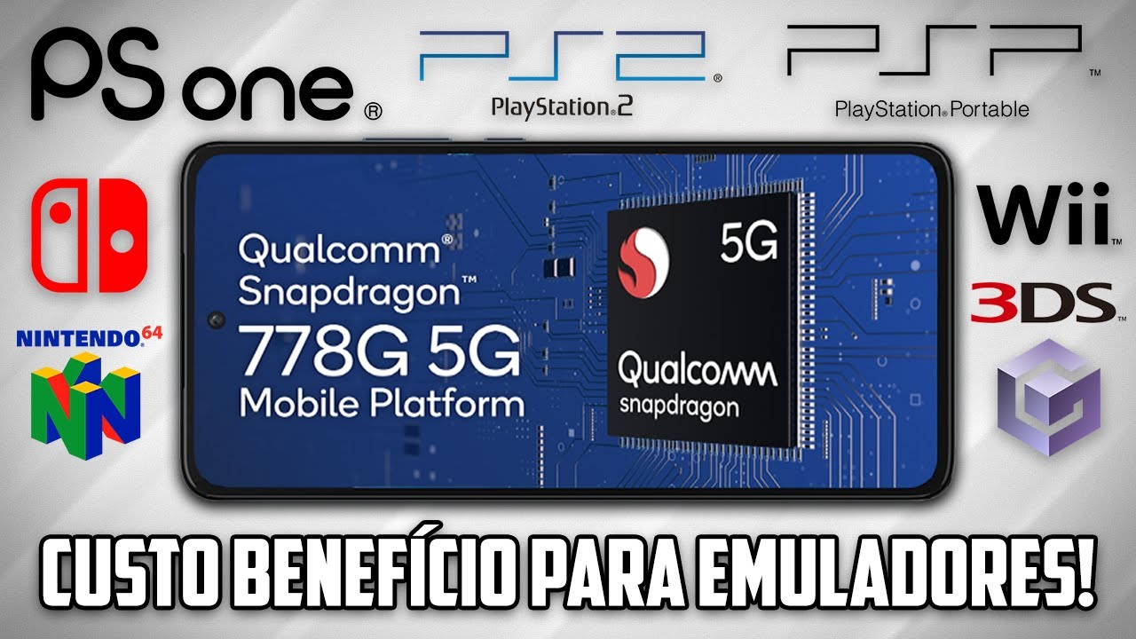 SNAPDRAGON 778G VS EMULADORES! | RODA TUDO? | EggNS, AetherSX2, PPSSPP, Dolphin