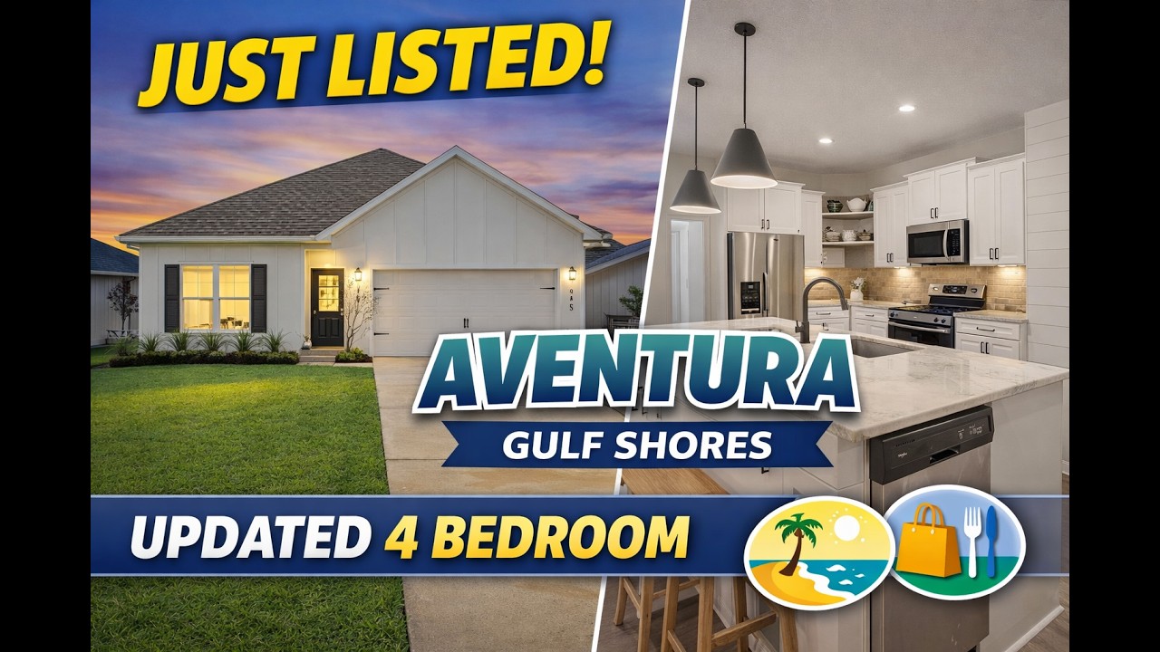 383 Haise Lane Gulf Shores AL | Updated 4 Bed Home in Aventura Near Beaches