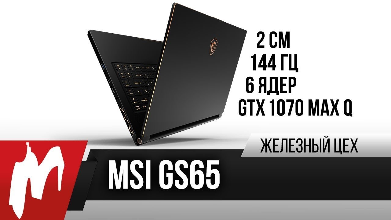 Почти идеал — MSI GS65 на i7-8850H — ЖЦ — Игромания
