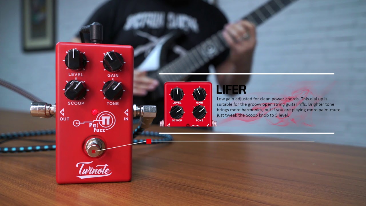 Twinote Pi &pi;  Fuzz Pedal Sound Demo