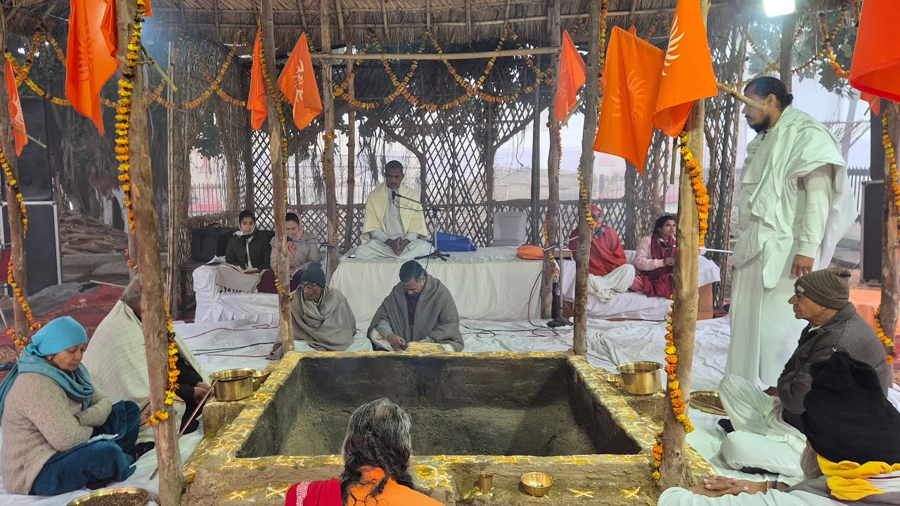 दिन :- ३ चतुर्वेद पारायण महायज्ञ ब्रह्म सरोवर कुरुक्षेत्र हरियाणा #live #video #hariyana ०३/०२/२०२६