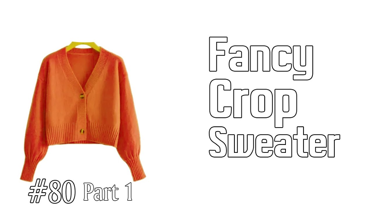 How to Knit Crop Sweater | Crop Sweater Bunne Tarika | Nepali Silai Bunai Crop Sweater Part 1