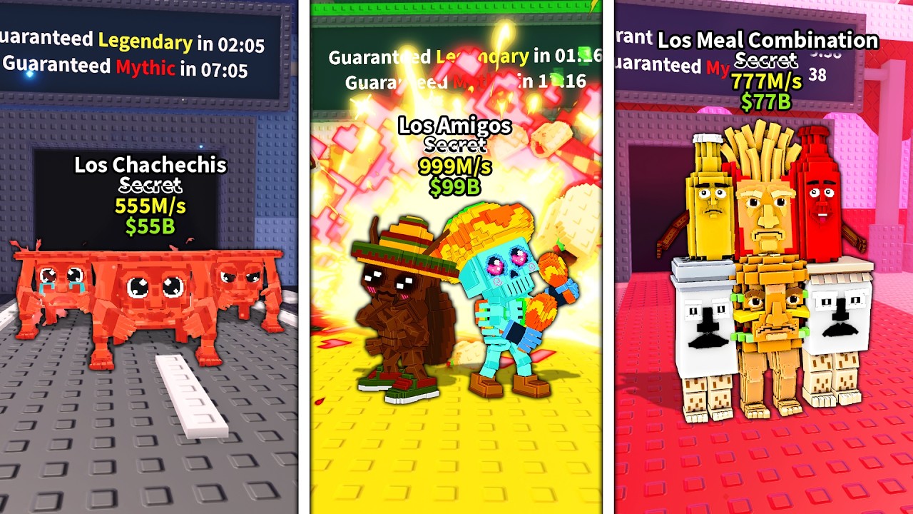 ROBLOX New Los Amigos Soon - I Got Los Chachechis Brainrot - New Update Soon in Steal a Brainrot
