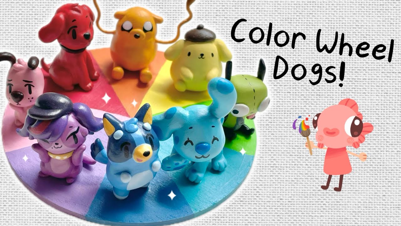 I Made a Color Wheel of Dogs!!