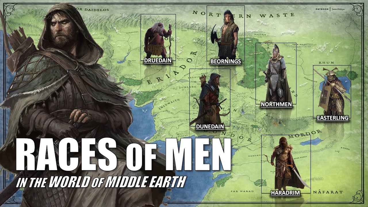 All 12 Races of Humans in the World of Middle Earth