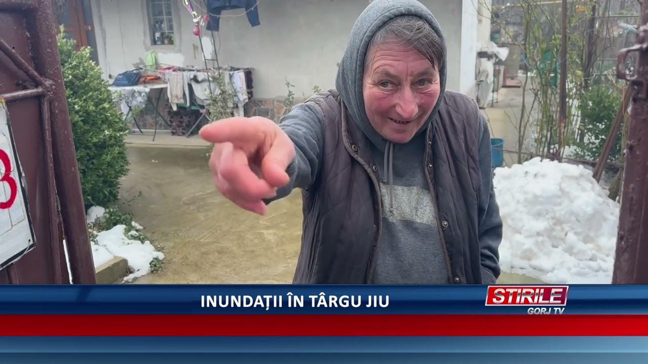 Inundații &icirc;n T&acirc;rgu Jiu