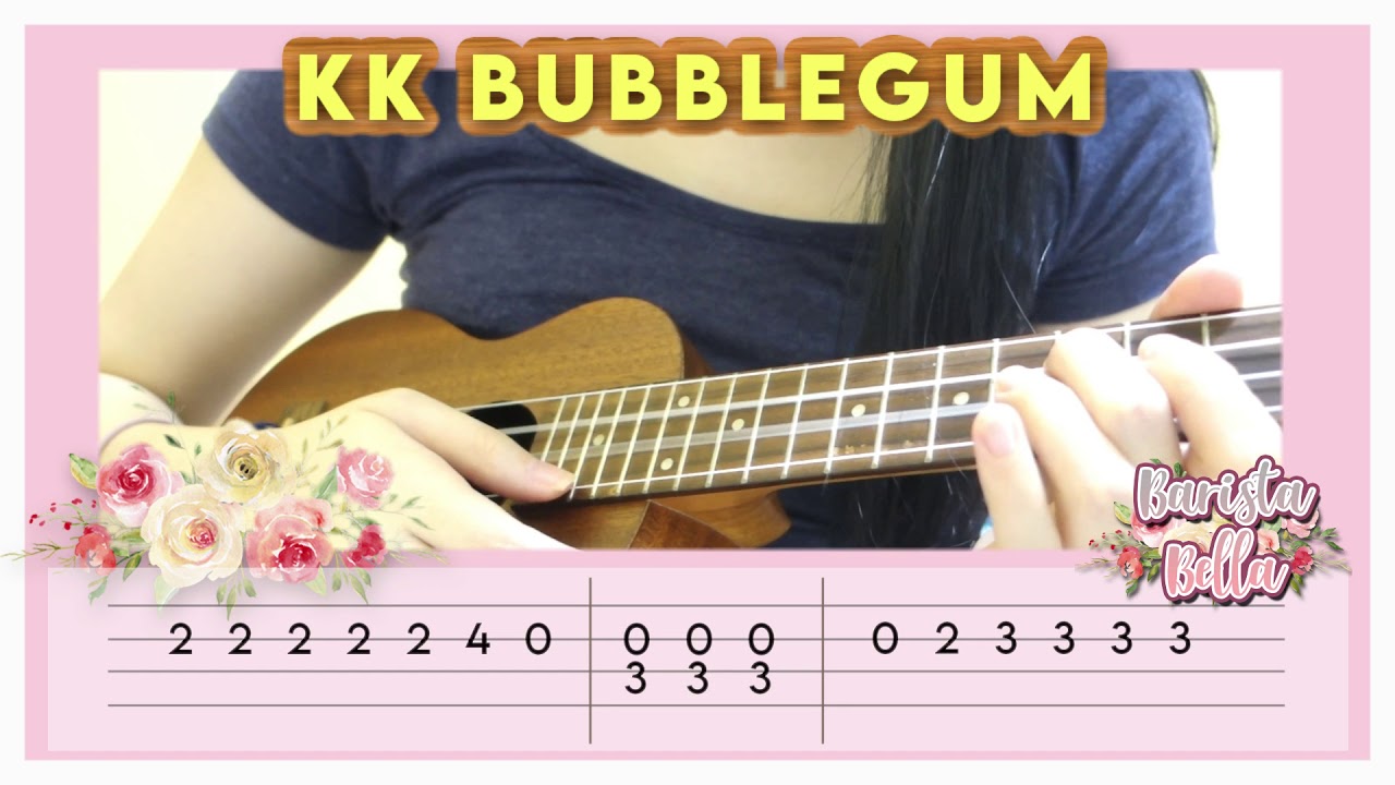 [ Ukulele Chord ] Bubblegum K.K. ( From Animal Crossing ) Easy Version