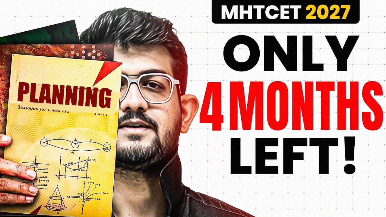 🚨 99+%ile in MHTCET 1st Attempt? Follow This Strategy from August! 🔥 #mhtcet2027