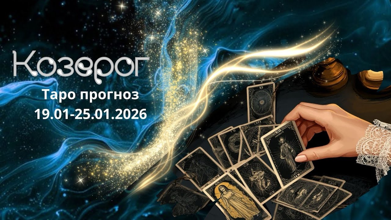 Козерог ♑️ таро прогноз на неделю 19.01-25.01.26