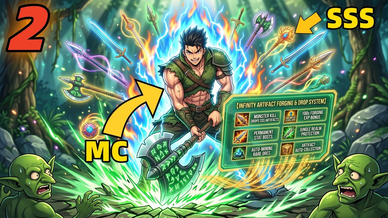 Job Change Failed?But He Awakens Again&mdash;Every Mob He Kills Drops SSS-Rank Artifact,with No Limit!⚔️🔥
