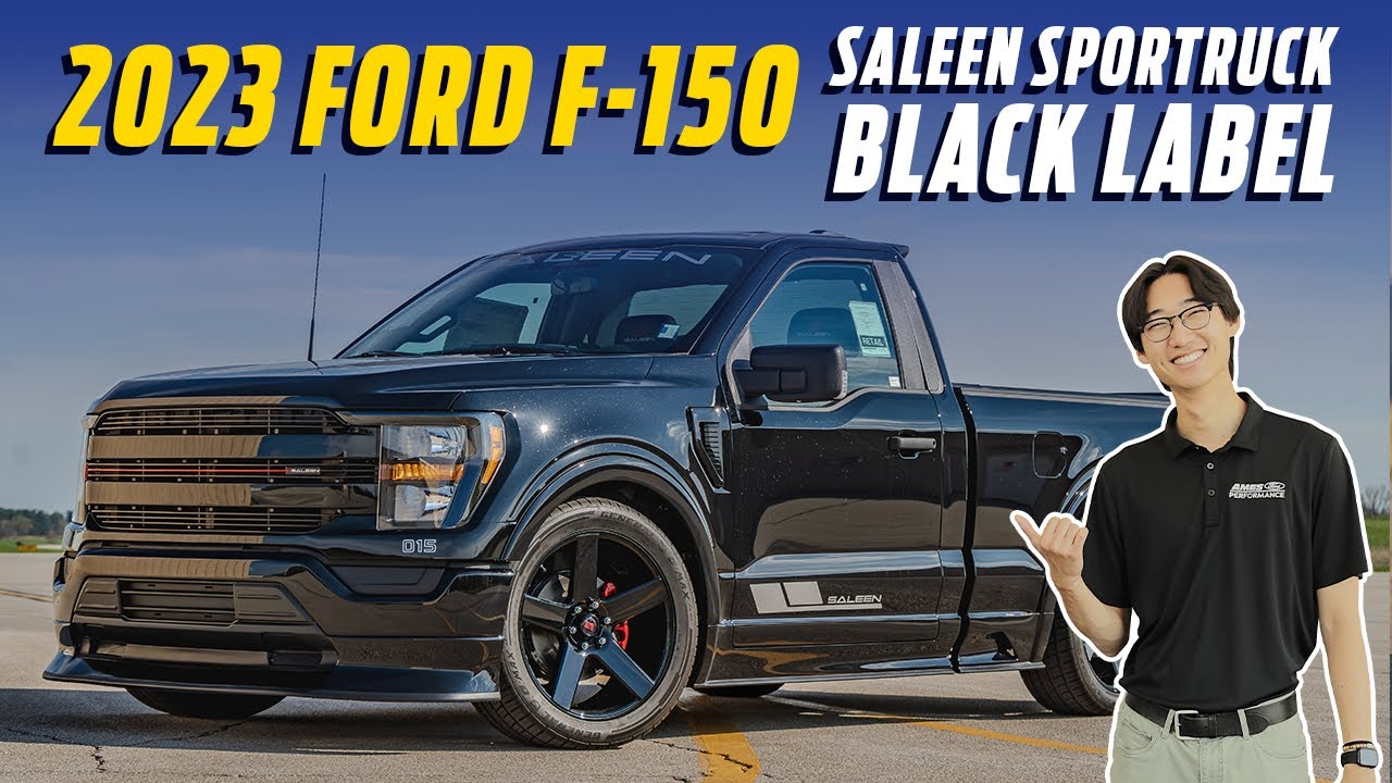 2023 Ford F-150 Saleen Sportruck Black Label | Наддув, стандартная кабина! | Ames Ford Performance