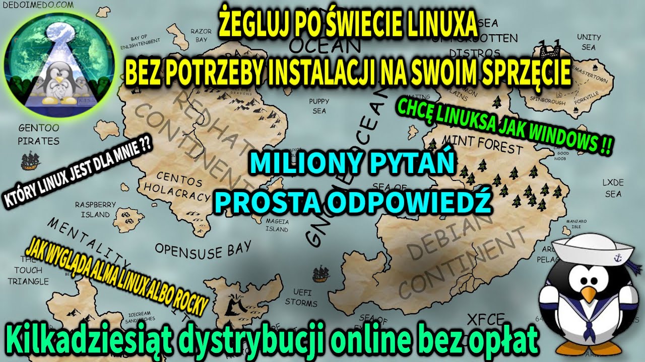 Distrosea - Prawie każdy Linux bez instalacji, w przeglądarce!