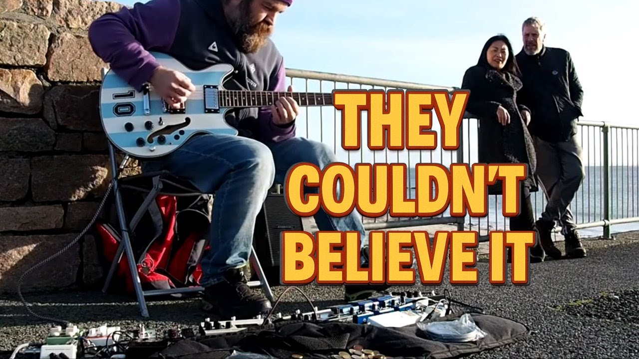 Mesmerizing Promenade Busking Session with Ocean View Guitar Solo