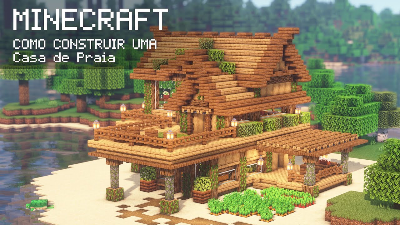 Minecraft | Como Construir Uma Casa de Praia