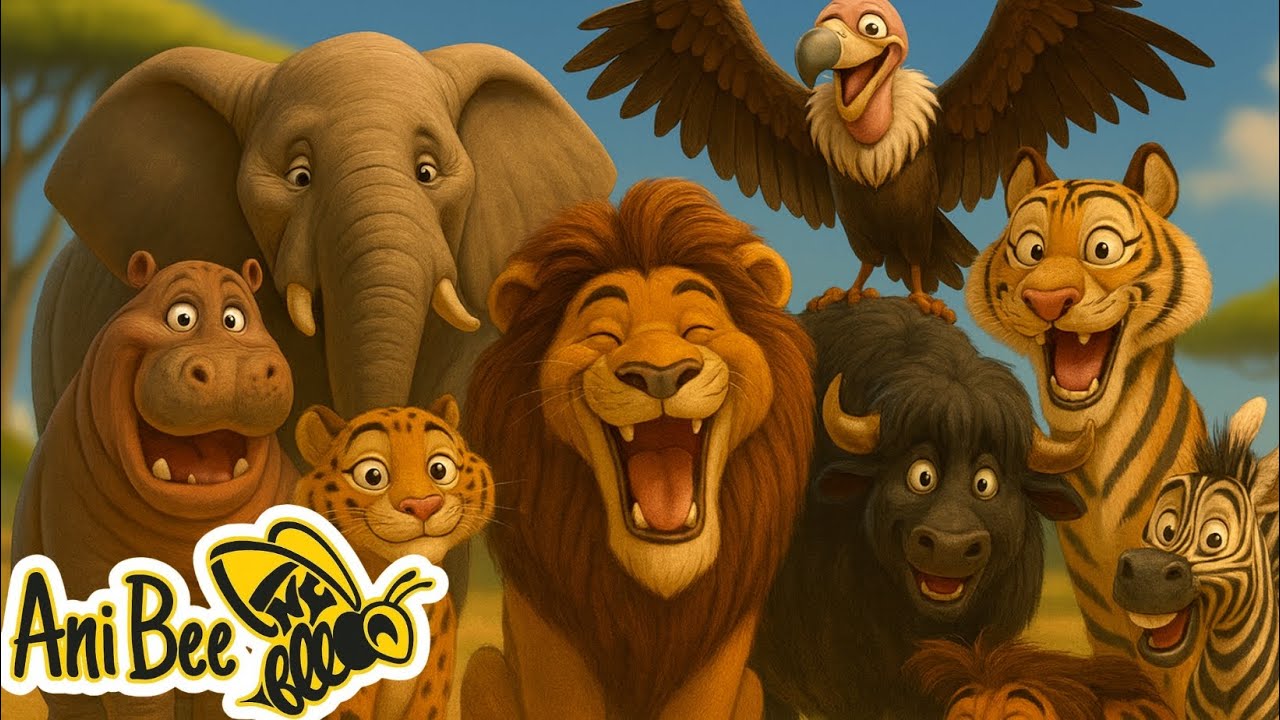 Animal Sounds Safari Song | Kids Nursery Rhyme to Learn Animal Names