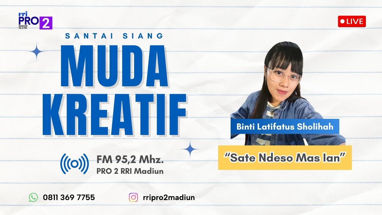 MUDA KREATIF - PRO 2 RRI MADIUN || 