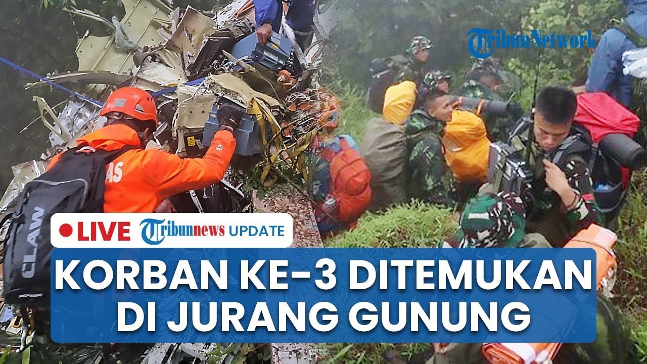 Korban Ketiga ATR 42-500 Ditemukan! Kondisi Mengenaskan hanya Body Part | Live • Update