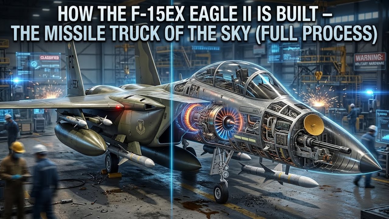 How the F-15EX Eagle II Is Built – The Missile Truck of the Sky (Full Process)