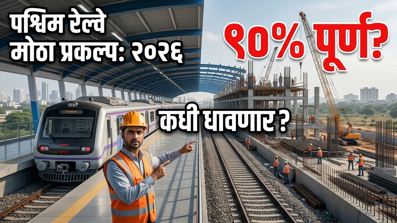 Western Railway चा गेम चेंजर प्रकल्प | बोरिवली विरार 5वी 6वी लाईन संपूर्ण विवरण