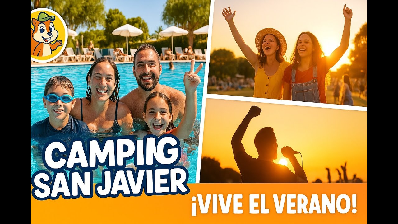 🏕️ El mejor camping de Murcia ¡Fiestas, piscina y buen rollo en Camping San Javier! Canción oficial.