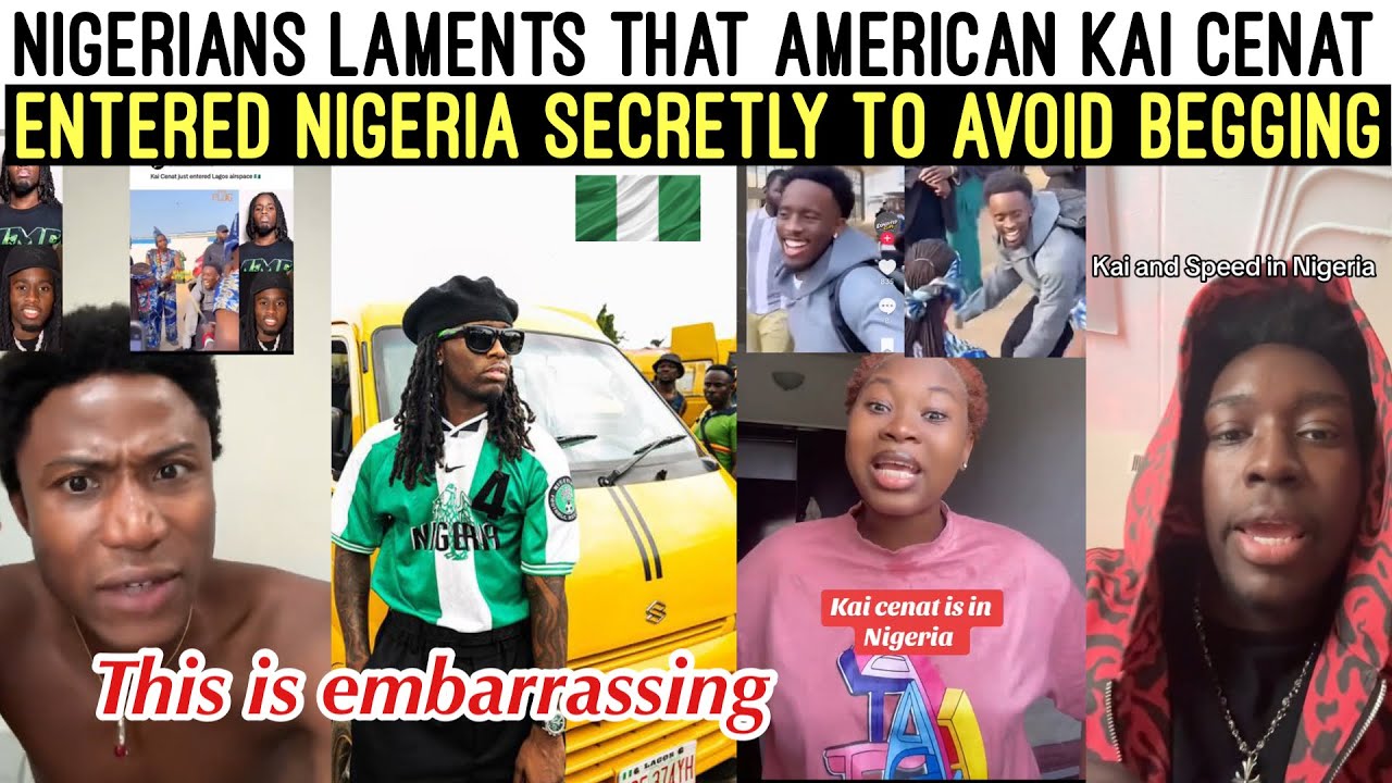 E DON BURST‼️😩 NIGERIANS LAMENTS AMERICAN STREAMER KAI CENAT SECRETLY ENTERED TO AVOID BEGGING!