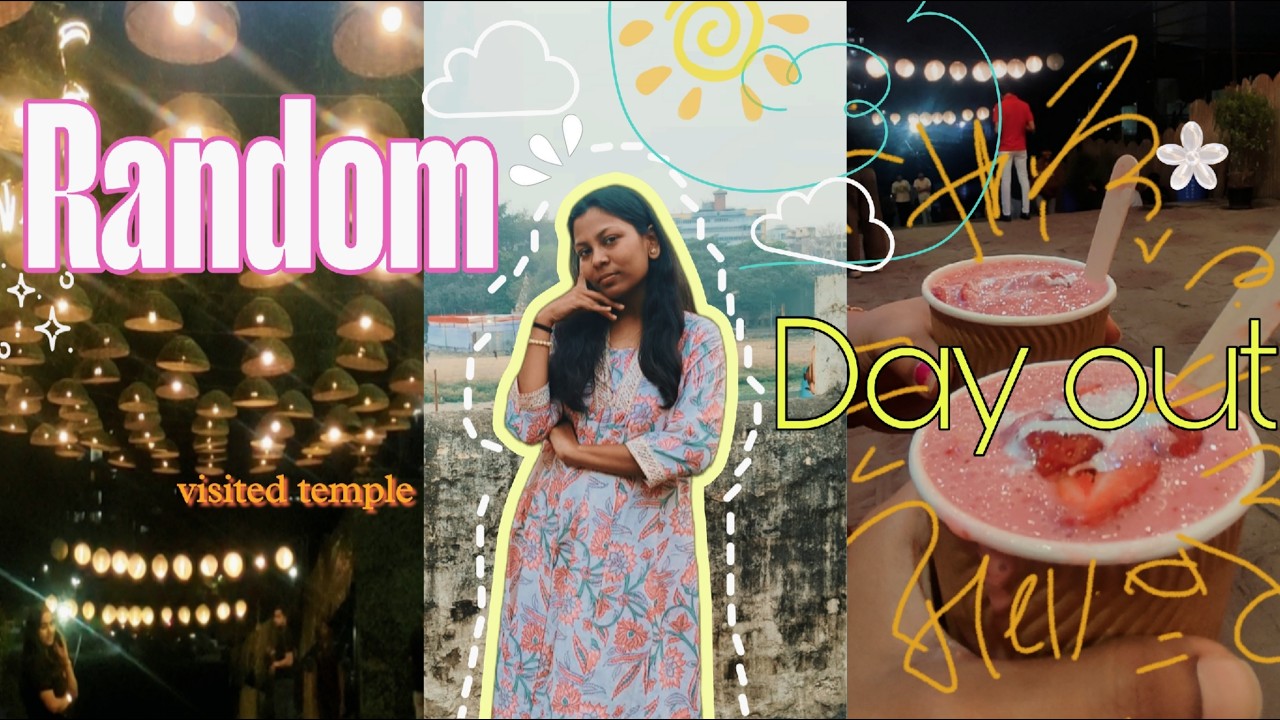Random day out 🌥️🍃| breakfast, temple visit, watching movies 🍿, milkshake | #dayinmylife #dailyvlog