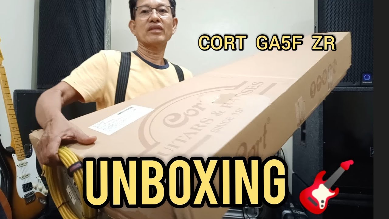 CORT GA5F ZR • UNBOXING ACOUSTIC ELECTRIC  GUITAR