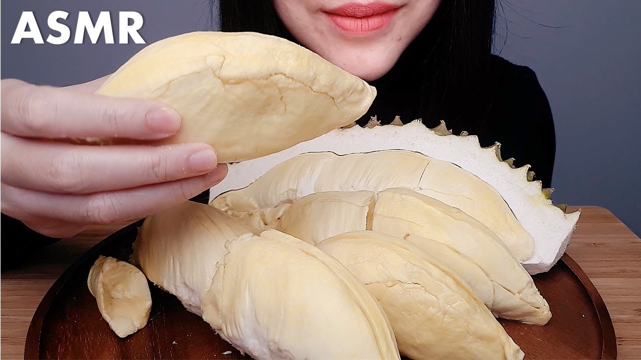 [ASMR] กินโชว์ | กินทุเรียนหมอนทอง ระยอง ลูกนี้ 4 โลครึ่ง! | [Eating Show No Talking] | กินกับเพลิน