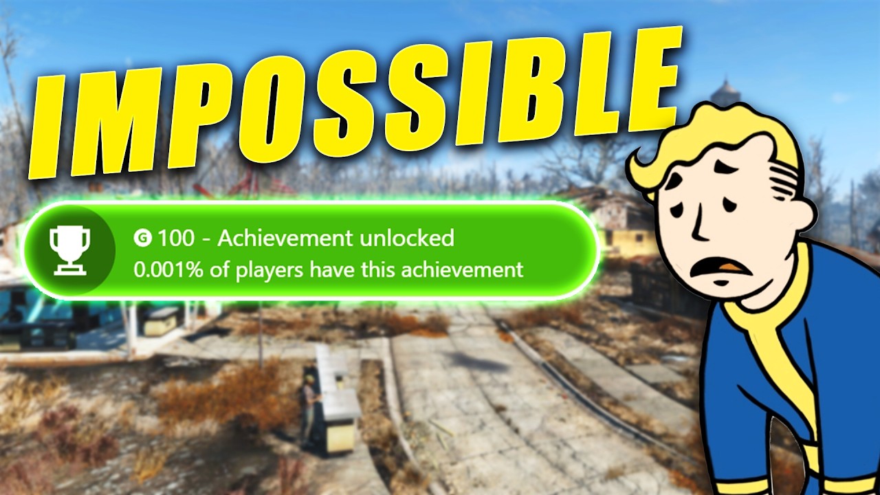 Я получил самое сложное достижение в Fallout.