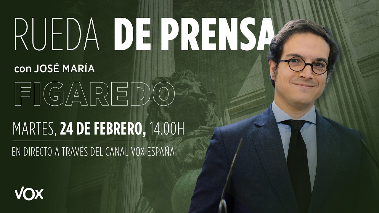 🔴 Rueda de prensa de José María Figaredo