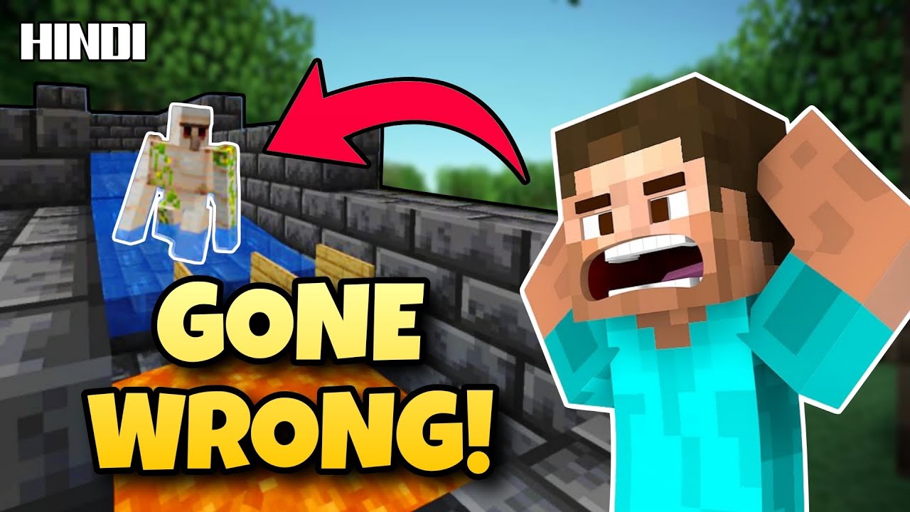 IRON FARM Banaya… Par Sab Ulta Ho Gaya!😭 | Minecraft Hardcore | Hindi ep-4