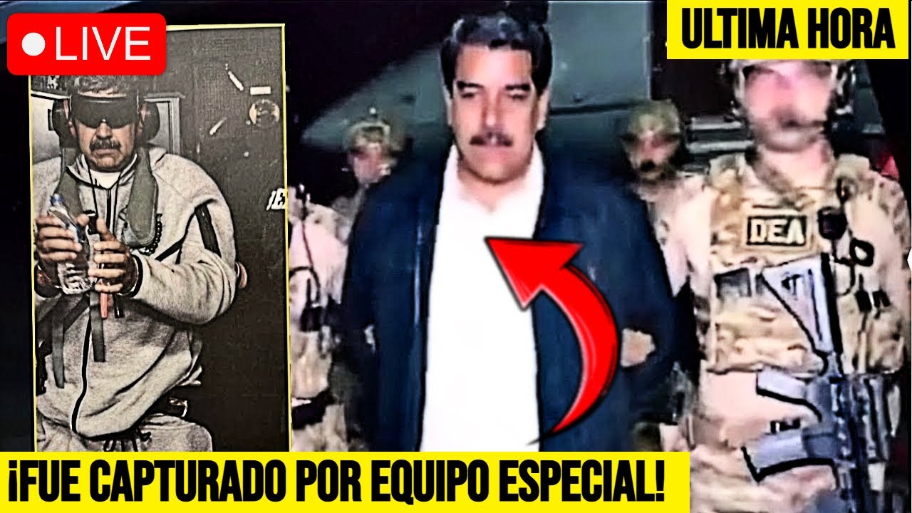 🔴 ¡LLEGO SU FIN! Todo lo que no sabes de la captura de NICOLAS MADURO