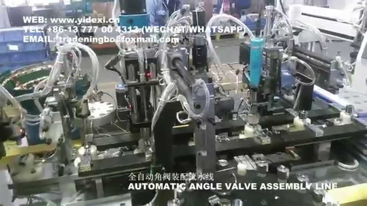 AUTOMATIC ANGLE VALVE ASSEMBLY LINE