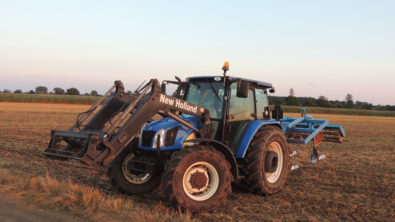 Gruberowanie 2017 || New Holland T5060 & Mandam Kus 3m ||