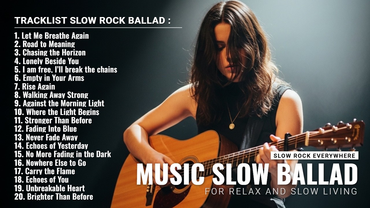 Emotional Slow Rock Ballads 🌙 Soft Rock Mix | Inspired by Avril Lavigne, Evanescence, Pink