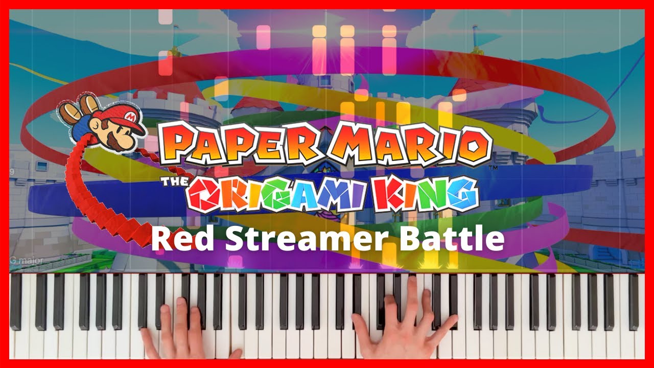 Red Streamer Battle | Paper Mario: The Origami King | Piano Cover (+ Sheet Music)