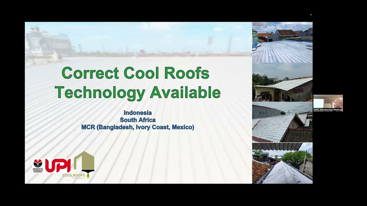 2022 AGM Guest Speaker Presentation - Jay Cruz, Milemium Solutions - Cool Roofs Indonesia