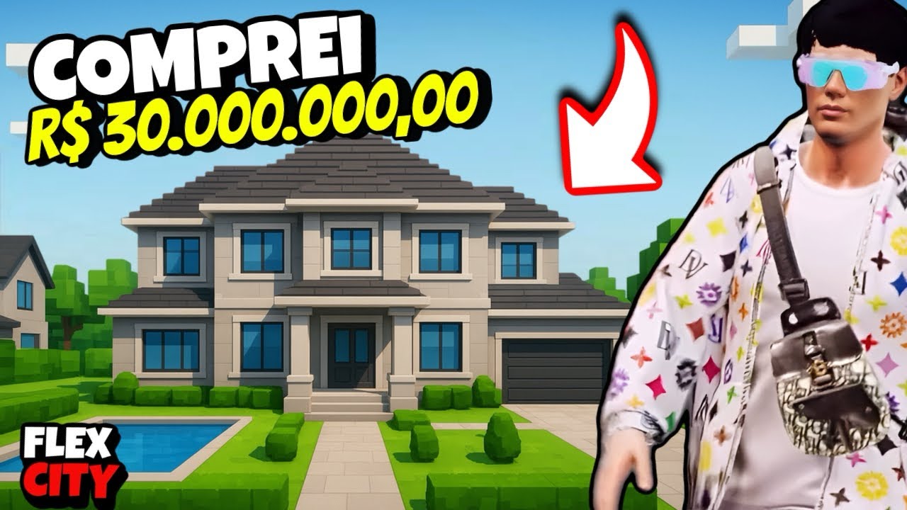 🔥 COMPREI A CASA MAIS CARA DA NOVA ATUALIZAÇÃO DO FLEX CITY