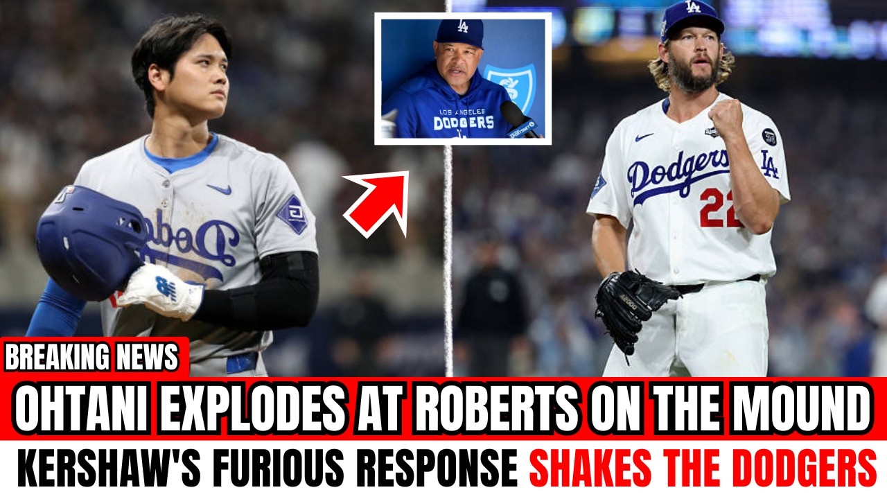 SHOCKING: Ohtani's Rage At Roberts Leaves The Dodgers Stunned — Kershaw Steps In With A Warning