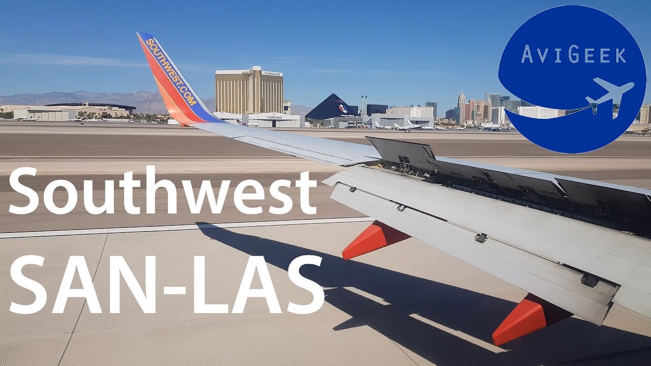 TRIP REPORT | Southwest (Economy) | San Diego - Las Vegas (SAN-LAS) | Boeing 737-700 [4K]