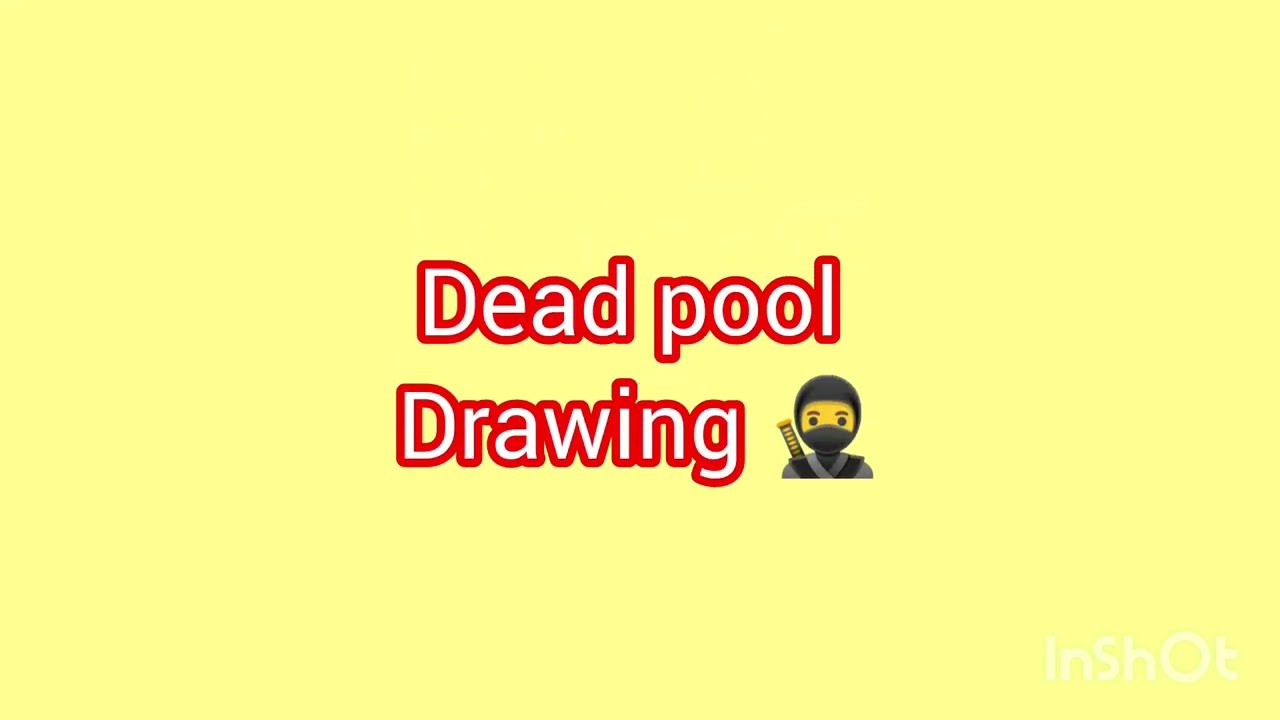 #dead pool #drawing#art step by step#easy#diy 