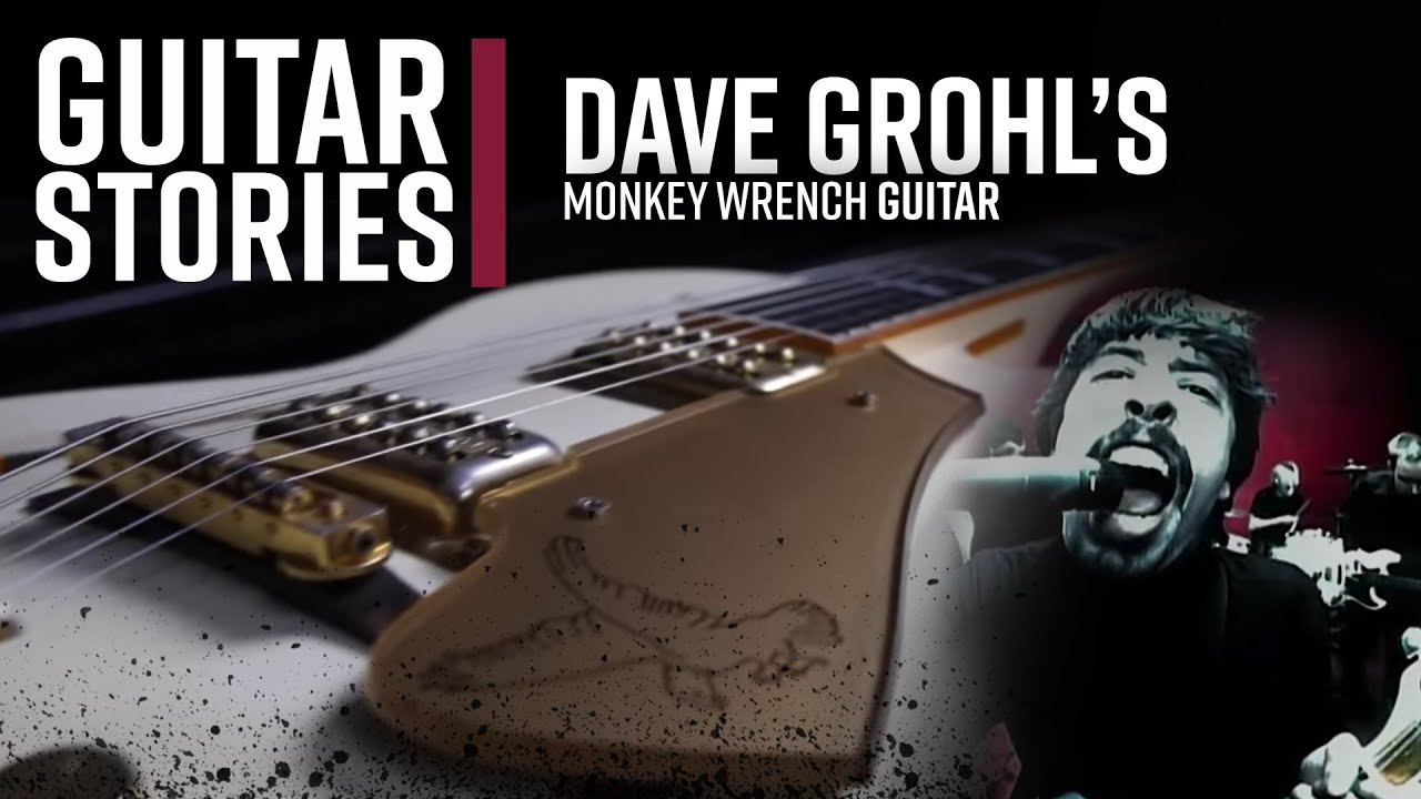 Meeting the Dave Grohl and Pat Smear Monkey Wrench 1990 Gretsch White Falcon Guitar