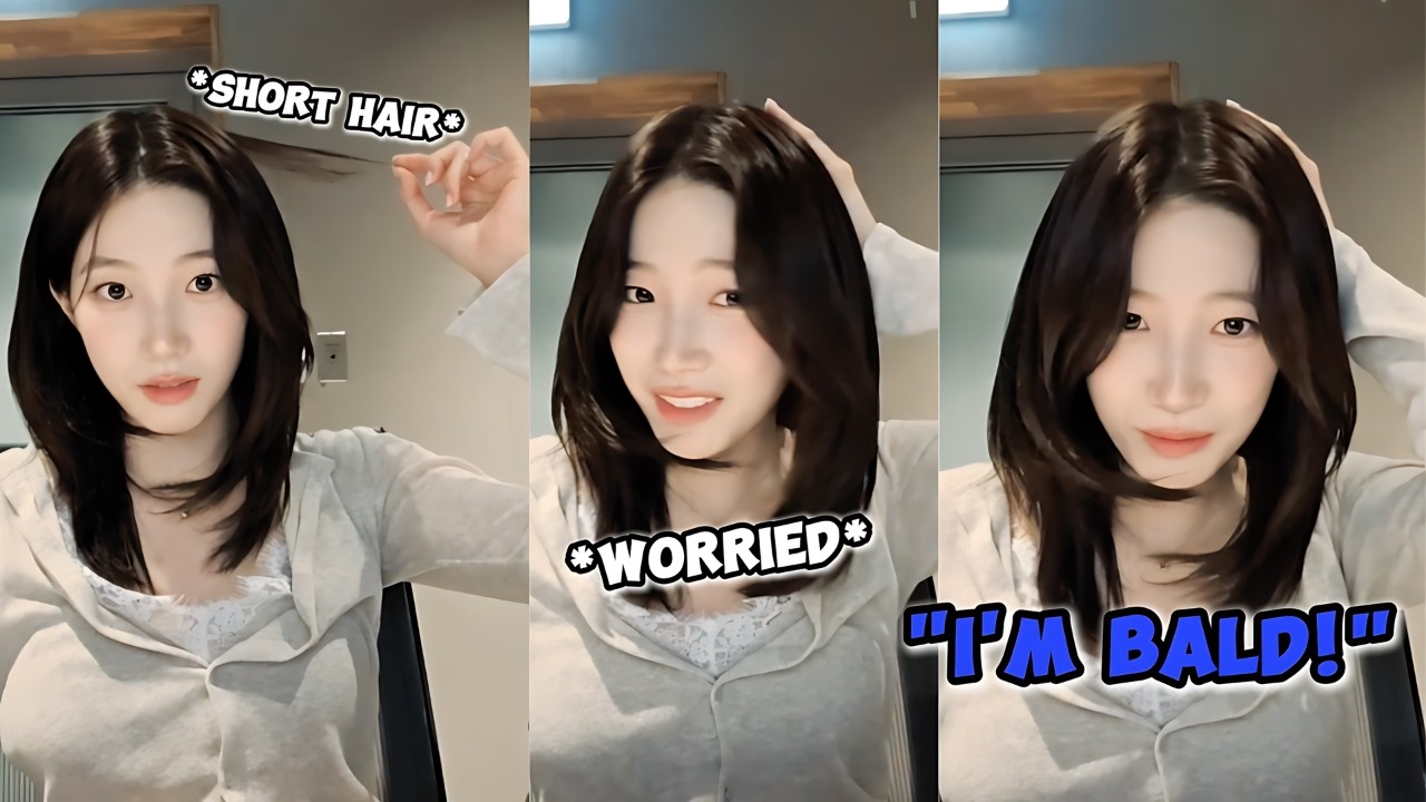 Kazuha cute reaction after noticing something in her hair 😂😆