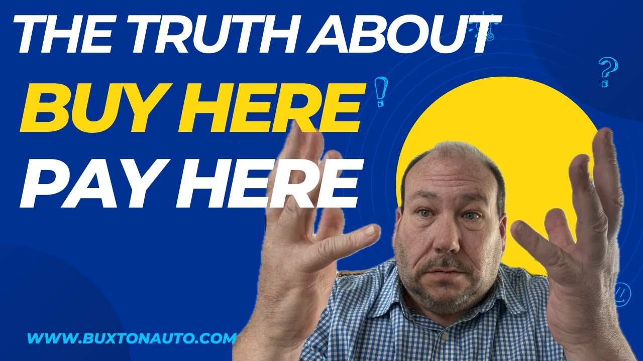 Used Car Dealer Explains why Buy Here Pay Here car dealerships charge high interest!